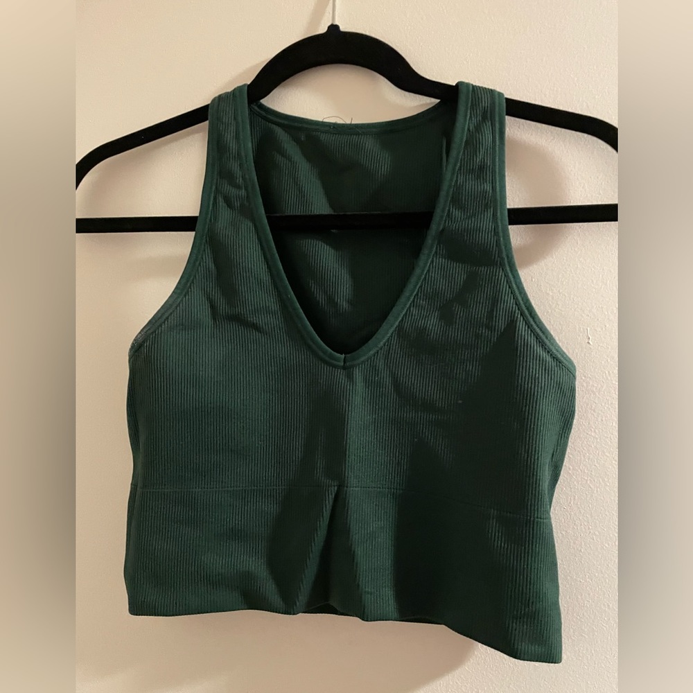 Athleta crop rib tank